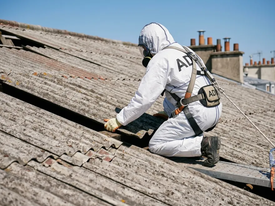 Travail en hauteur sécurisé — ADM PARIS, désamiantage à Paris