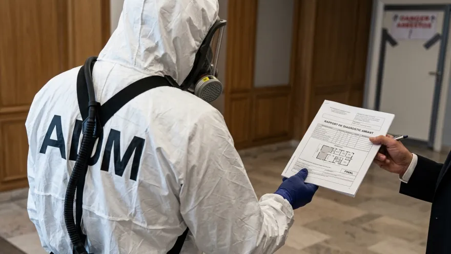 Prix et délais d'un diagnostic amiante à Paris Prix et délais d'un diagnostic amiante à Paris — ADM PARIS, désamiantage à Paris