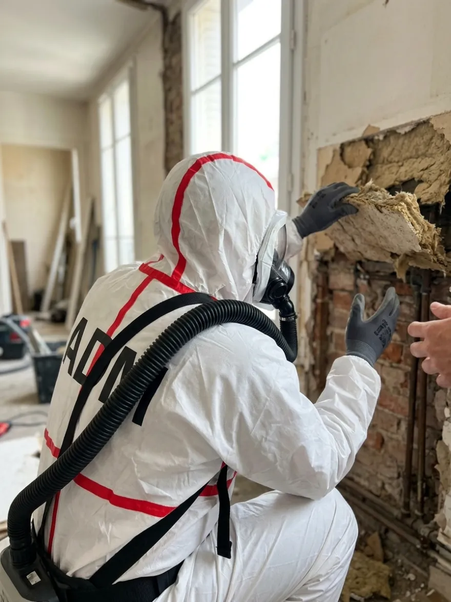 Découverte en rénovation — ADM PARIS, désamiantage à Paris