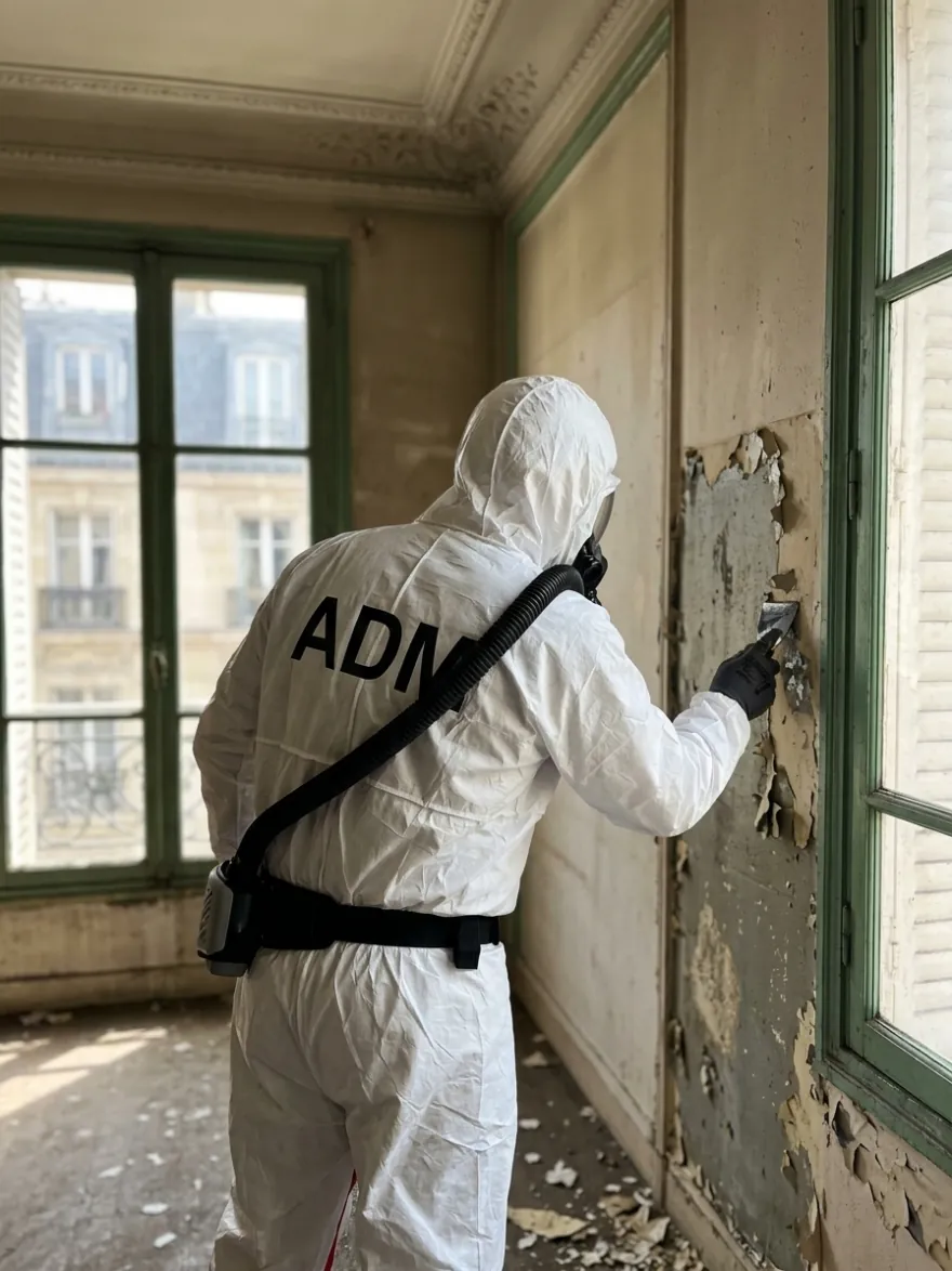 Retrait de peintures au plomb — ADM PARIS, désamiantage à Paris