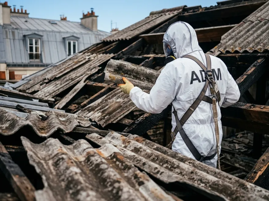 Sinistre amiante — ADM PARIS, désamiantage à Paris